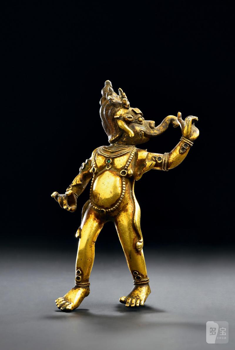 清乾隆（1736-1795年） 摩羯面空行母像